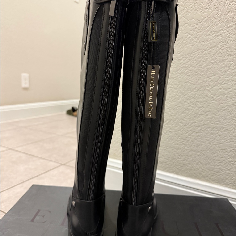 🇮🇹 Black Riding Boots